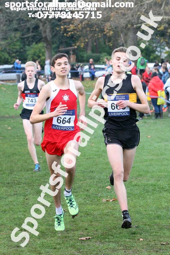 Mens under-17 British Athletics Liverpool Cross Challenge, Sefton Park, Liverpool. Photo:  David T. Hewitson/Sports for All Pics